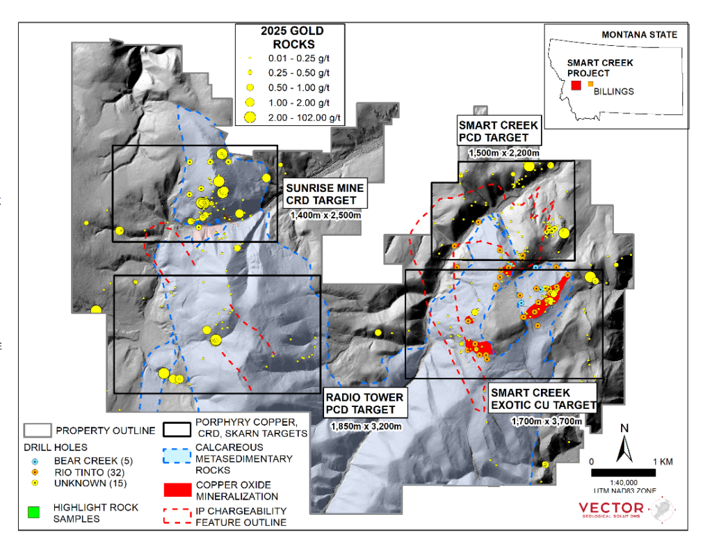 3. Smart Creek Project Locations Favourable Host Rocks Gold